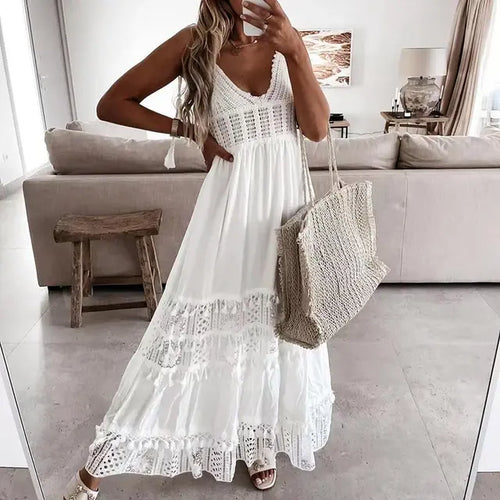 Load image into Gallery viewer, Lace Summer Dress
