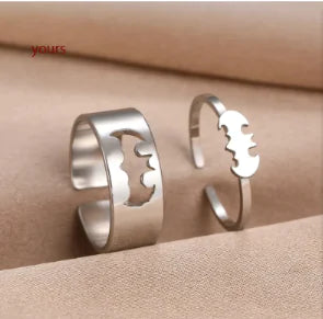 Load image into Gallery viewer, Stainless Steel Couple Rings
