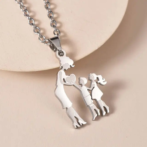 Load image into Gallery viewer, Family Silver Necklaces
