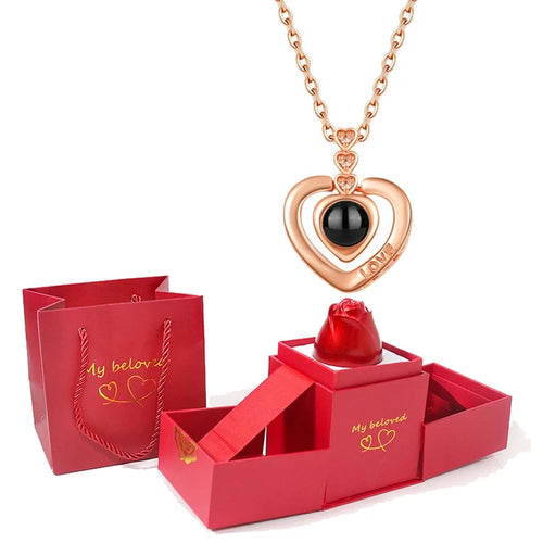 Load image into Gallery viewer, Projection Heart Pendant
