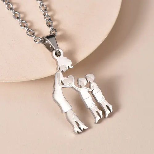 Load image into Gallery viewer, Family Silver Necklaces
