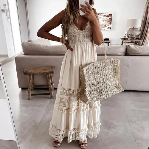 Load image into Gallery viewer, Lace Summer Dress
