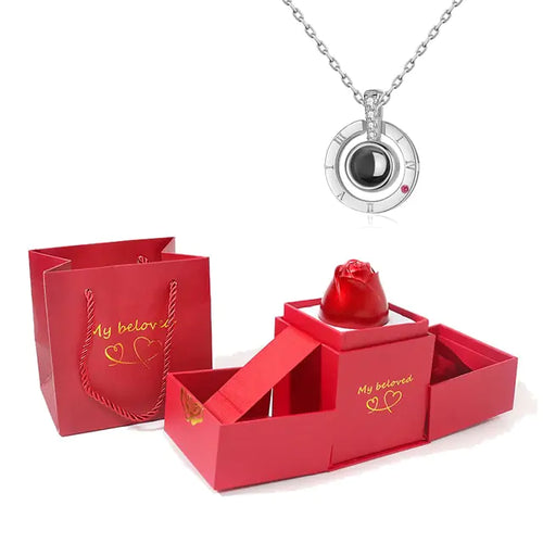 Load image into Gallery viewer, Projection Necklace With Gift Box
