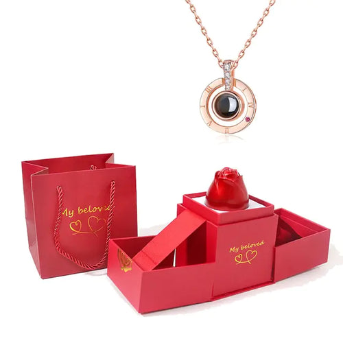 Load image into Gallery viewer, Projection Necklace With Gift Box
