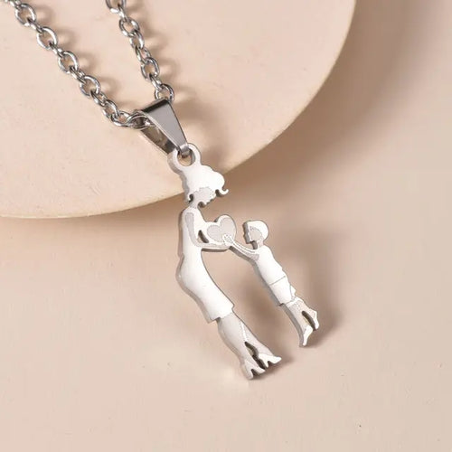 Load image into Gallery viewer, Family Silver Necklaces
