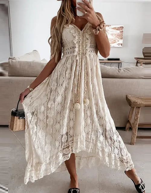 Load image into Gallery viewer, Lace Summer Dress
