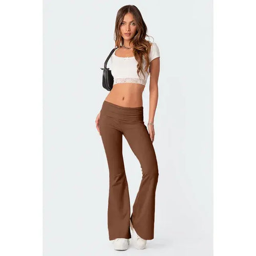 Load image into Gallery viewer, Solid Flare Pants
