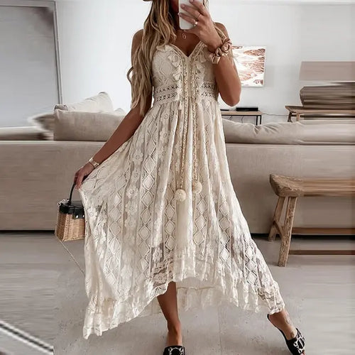 Load image into Gallery viewer, Lace Summer Dress
