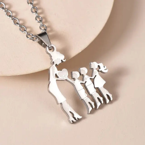 Load image into Gallery viewer, Family Silver Necklaces
