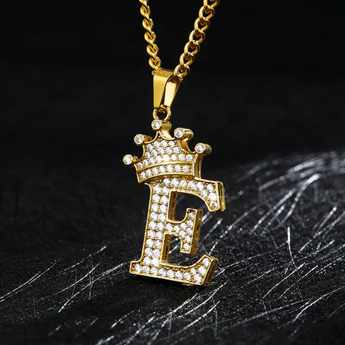 Load image into Gallery viewer, Zircon Alphabet Necklace
