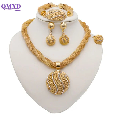 Load image into Gallery viewer, Premium Gold Jewelry Set
