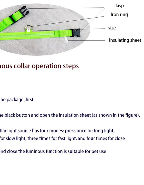 Load image into Gallery viewer, Flashing Glow Dog Collar
