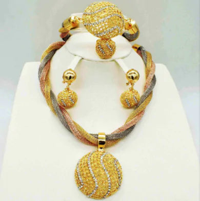 Load image into Gallery viewer, Premium Gold Jewelry Set
