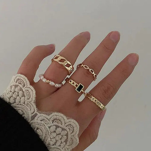 Load image into Gallery viewer, Boho Ring Set
