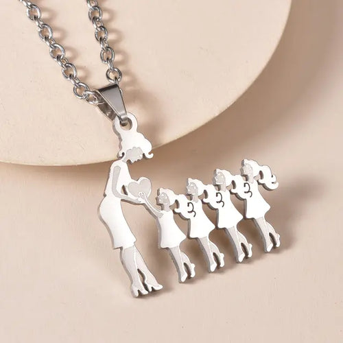 Load image into Gallery viewer, Family Silver Necklaces
