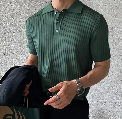 Load image into Gallery viewer, Lined Polo Shirt
