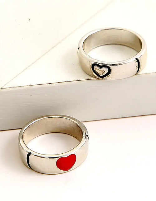 Load image into Gallery viewer, Heart-Shaped Couple Ring
