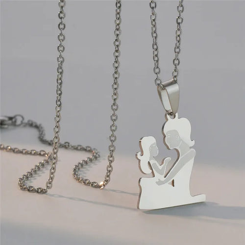 Load image into Gallery viewer, Family Silver Necklaces
