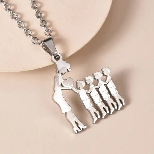 Load image into Gallery viewer, Family Silver Necklaces
