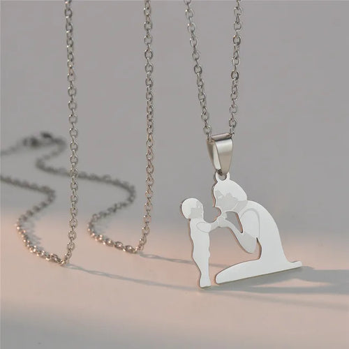 Load image into Gallery viewer, Family Silver Necklaces
