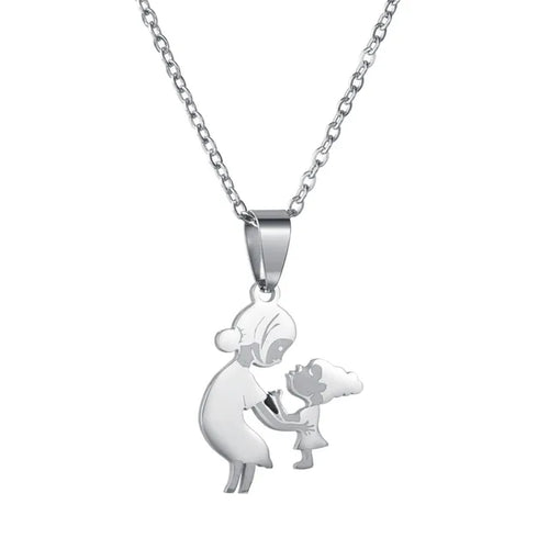 Load image into Gallery viewer, Family Silver Necklaces
