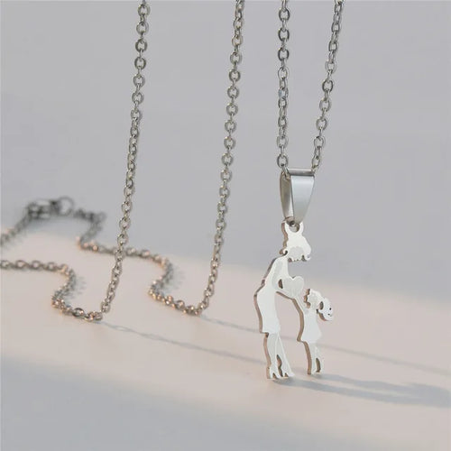 Load image into Gallery viewer, Family Silver Necklaces
