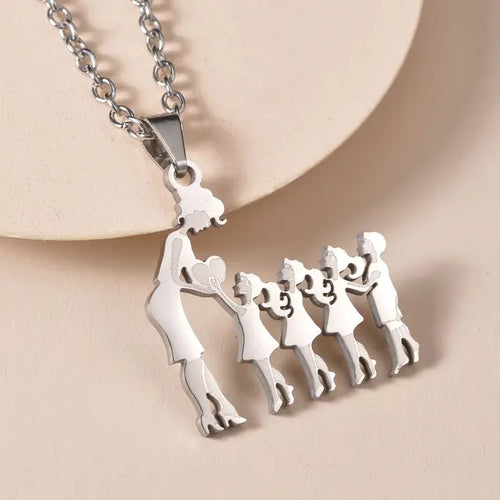 Load image into Gallery viewer, Family Silver Necklaces
