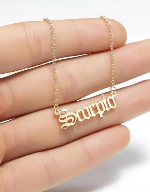 Load image into Gallery viewer, Star Sign Necklace
